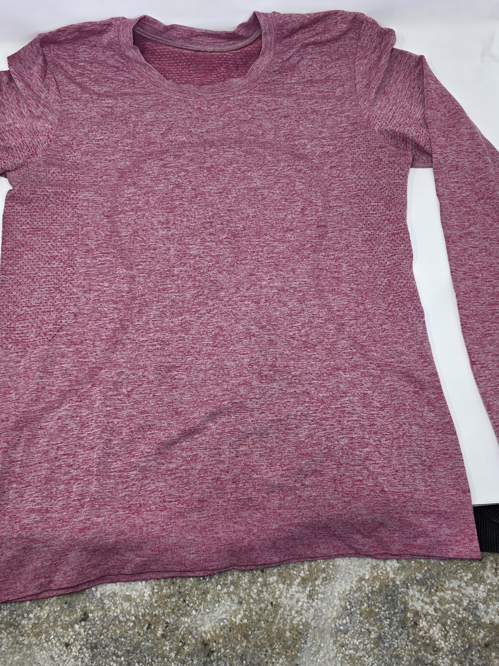 lululemon athletica Heathered Rose Long Sleeve Top